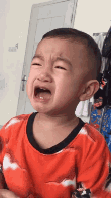 crying baby cute sad boy