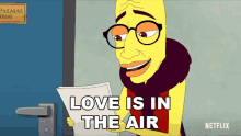 Love Is In The Air Walter GIF - Love Is In The Air Walter Big Mouth GIFs