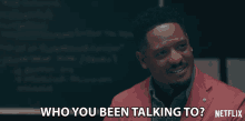 Who You Been Talking To Blair Underwood GIF - Who You Been Talking To Blair Underwood Moses Brown GIFs