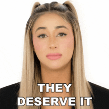 They Deserve It Scarlet Rose Stallone GIF - They Deserve It Scarlet Rose Stallone The Family Stallone GIFs