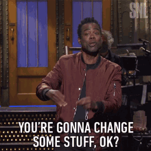 Youre Gonna Change Some Stuff Ok Chris Rock GIF - Youre Gonna Change Some Stuff Ok Chris Rock We Need Changes GIFs