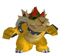 a cartoon character with a red and green hat on