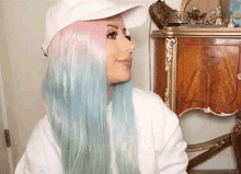 Wig Unicorn Wig GIF - Wig Unicorn Wig Unicorn Hair Style GIFs