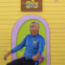 Trying To Put My Hat On Anthony Wiggle GIF - Trying To Put My Hat On Anthony Wiggle The Wiggles GIFs