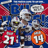 Miami Dolphins (14) Vs. Buffalo Bills (21) Post Game GIF