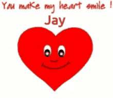 jay heart smile