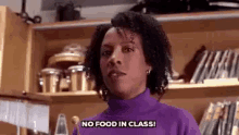 No Food In Class! GIF - No Food In Class Class No Food GIFs