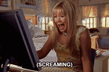 Lizzie Mcguire Screaming GIF - Lizzie Mcguire Screaming Shocked GIFs