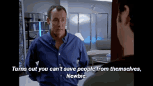 scrubs dr perry cox save me turns out you cant save people from themselves newbie