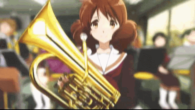 Hibike Euphonium 02-05 — A Mostly Accurate Portrayal of Trombones |  Draggle's Anime Blog