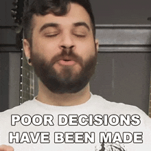 Poor Decisions Have Been Made Andrew Baena GIF - Poor Decisions Have Been Made Andrew Baena I'Ve Made The Wrong Decision GIFs