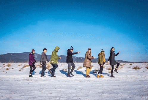 Snow Party Puffy Coat GIF - Snow Party Puffy Coat Snow Dancing - Discover & Share GIFs