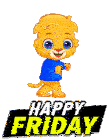 Friday Happy Friday Sticker