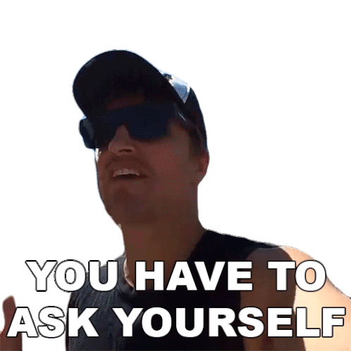 You Have To Ask Yourself Danny Mullen Sticker - You Have To Ask Yourself Danny Mullen You Should Ask Yourself Stickers