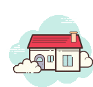 Cloudy Home Sticker - Cloudy Home Stickers