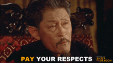 Pay Your Respects Old Man GIF - Pay Your Respects Old Man Li-jen Ho GIFs