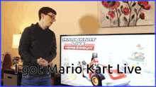 Scott The Woz Mario Kart GIF - Scott The Woz Mario Kart I Got Mario Kart Live GIFs