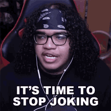 Its Time To Stop Joking Miniklin GIF - Its Time To Stop Joking Miniklin Stop Playing GIFs