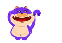 a cartoon cat with the words la dzui du chua on the bottom