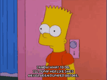 Dump Her Like She'S Never Been Dumped Before GIF - Dumped Bart Simpson The Simpsons GIFs