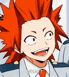 kirishima smile my hero academy anime