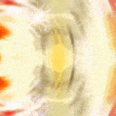 a blurred image of a fireworks display with the word heaven visible
