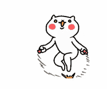 Cat Animated GIF - Cat Animated Jump Rope GIFs