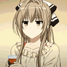 Sips Tea Anime GIF - Sips Tea Anime Tea GIFs