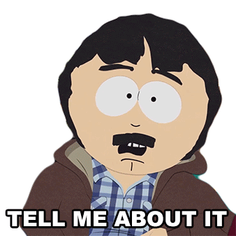 Tell Me About It Randy Marsh Sticker - Tell Me About It Randy Marsh South Park Stickers