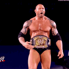 Batista Wwe Champion GIF - Batista Wwe Champion Entrance GIFs