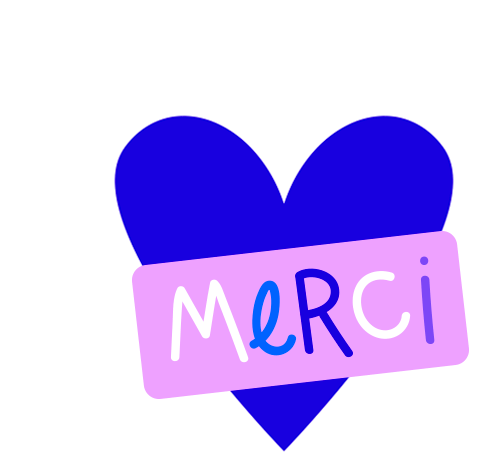 Mlnbgr Merci Sticker - Mlnbgr Merci Heart Stickers