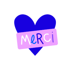 Mlnbgr Merci Sticker - Mlnbgr Merci Heart Stickers