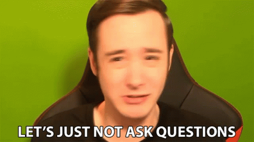 Lets Just Not Ask Questions Dont Question It GIF - Lets Just Not Ask Questions Dont Question It No Questions GIFs