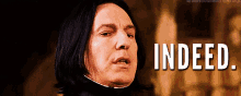 Snape Indeed GIF