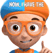 Now I Have The Answer To My Question Blippi Sticker - Now I Have The Answer To My Question Blippi Blippi Wonders - Educational Cartoons For Kids Stickers