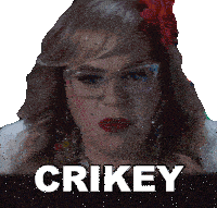 Crickey Penelope Garcia Sticker - Crickey Penelope Garcia Criminal Minds Stickers