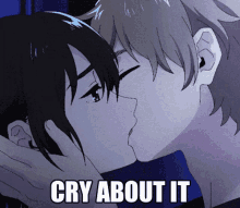 Umibe No Etranger Cry About It GIF - Umibe No Etranger Cry About It Kiss GIFs