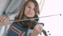 Playing Violin Taylor Davis GIF - Playing Violin Taylor Davis Youve Got A Friend In Me Song GIFs