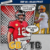 Tampa Bay Buccaneers Vs. Green Bay Packers Pre Game GIF - Nfl National Football League Football League GIFs