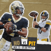 Pittsburgh Steelers Vs. New Orleans Saints Pre Game GIF - Nfl National Football League Football League GIFs