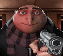 Gru with a gun xd - Roblox