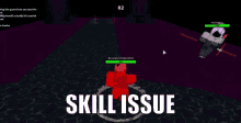Roblox Skill Issue GIF - Roblox Skill Issue Roblox Fighting Game GIFs