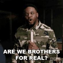 Are We Brothers For Real John GIF - Are We Brothers For Real John Bruh GIFs