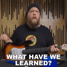 What Have We Learned Fluff GIF - What Have We Learned Fluff Riffs Beards And Gear GIFs