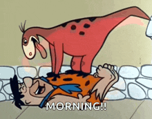 Fred Flintstone Dino GIF - Fred Flintstone Dino Dinosaur GIFs