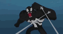 Spiderman Venom GIF - Spiderman Venom Dodge GIFs
