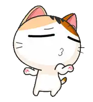 a cartoon cat with a 3 on its face