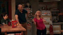 Dancing In The Kitchen GIF - Nicky Ricky Dicky Dawn Nickelodeon Dancing GIFs