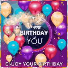 Happy Birthday To You Greetings GIF - Happy Birthday To You Greetings Balloons GIFs