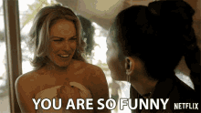 You Are So Funny Stephanie Bennett GIF - You Are So Funny Stephanie Bennett Muffy Beauregard GIFs